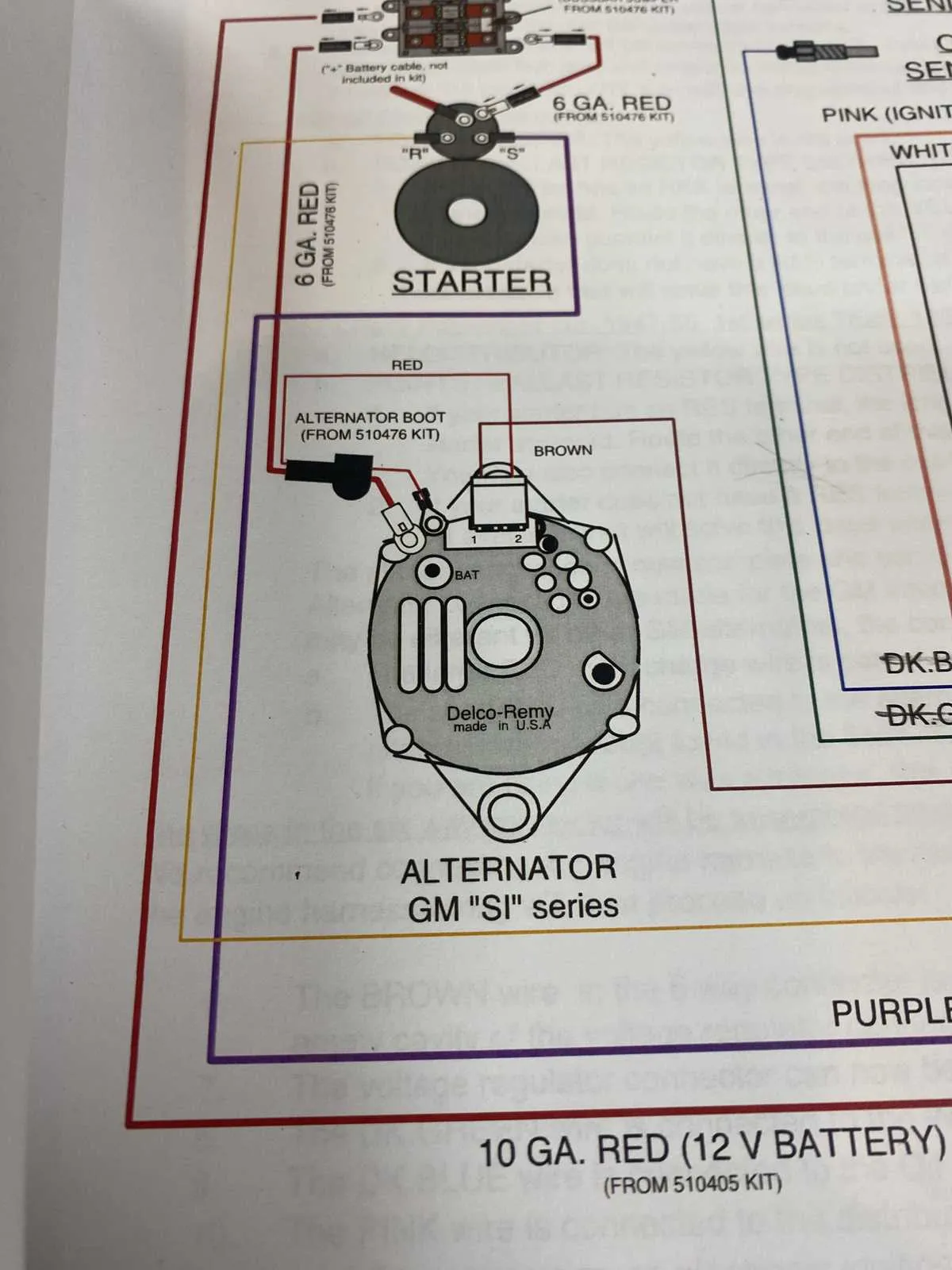 wiring gm alternator diagram