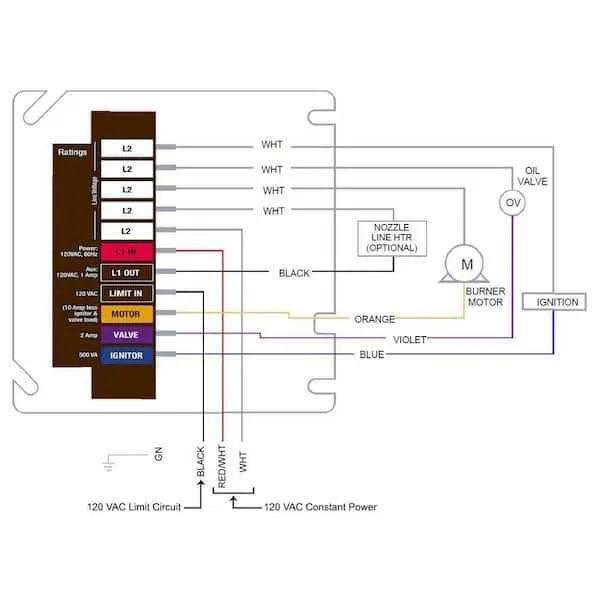 oil burner wiring diagram