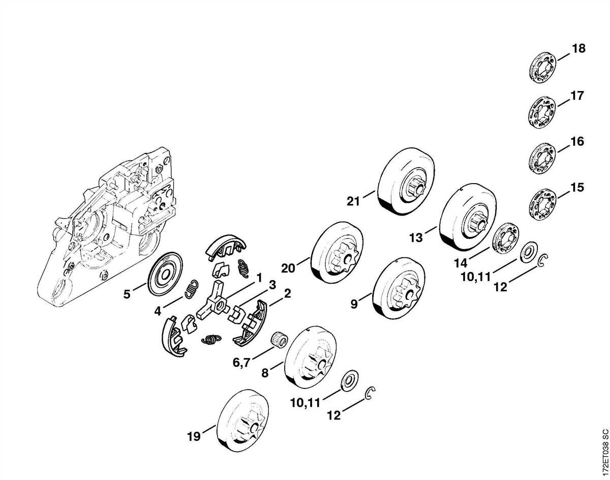 Stihl chainsaw 026 parts diagram