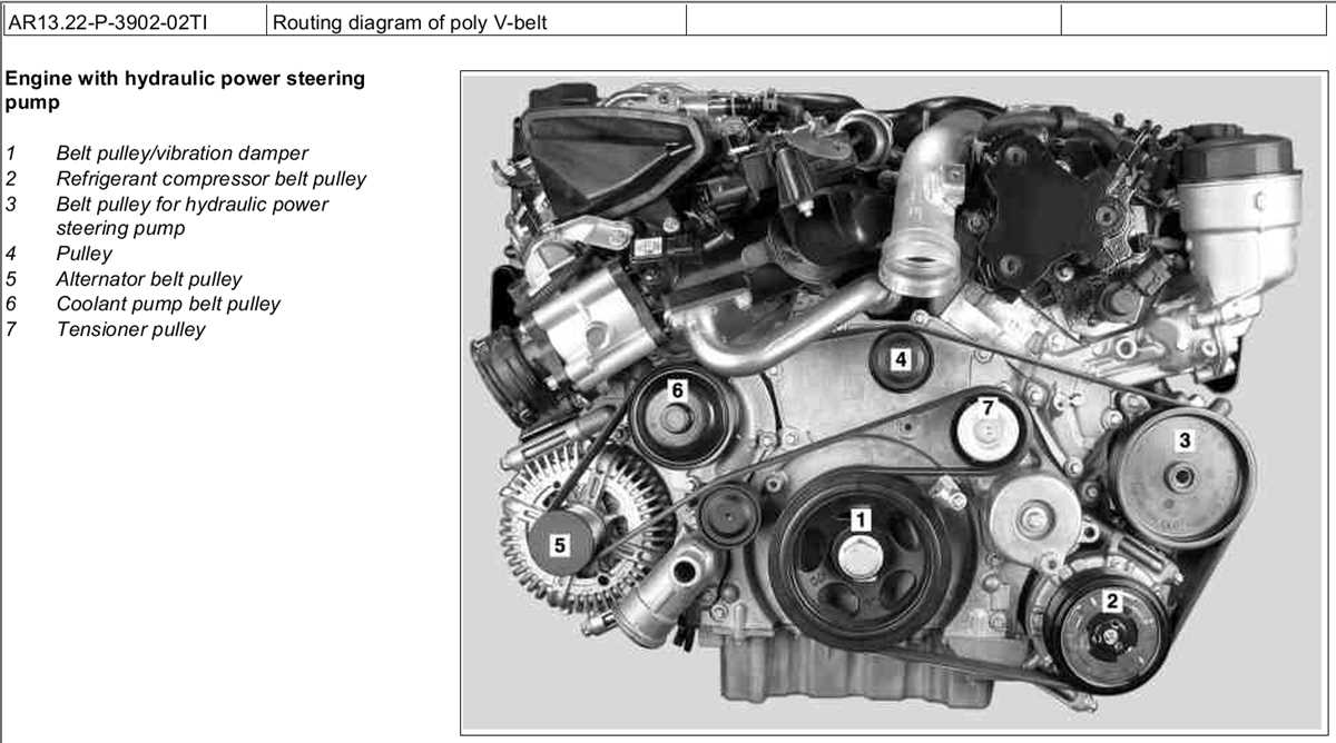 2004 mercedes e320 serpentine belt diagram