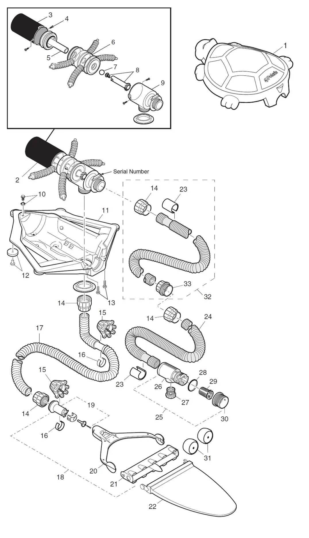 polaris 280 parts diagram