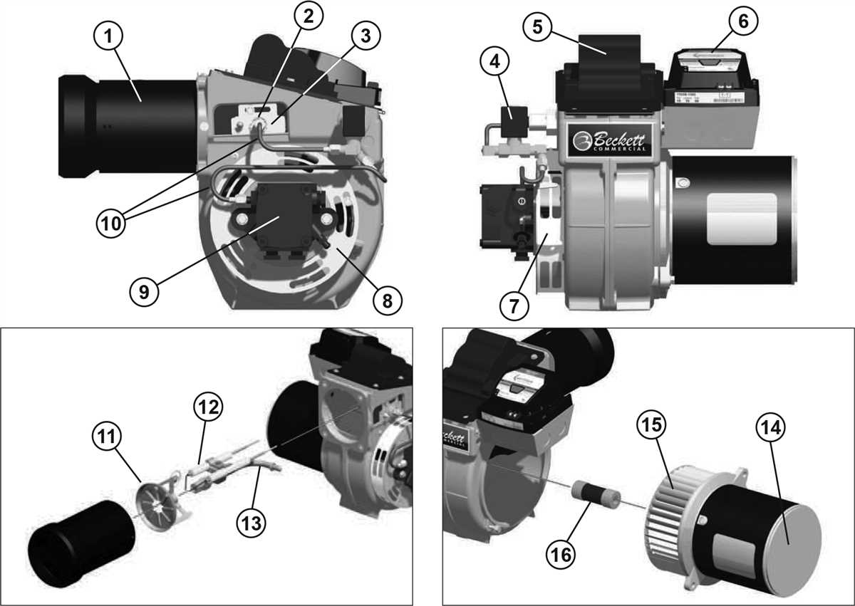 Explore the Beckett AFG Oil Burner Parts Diagram