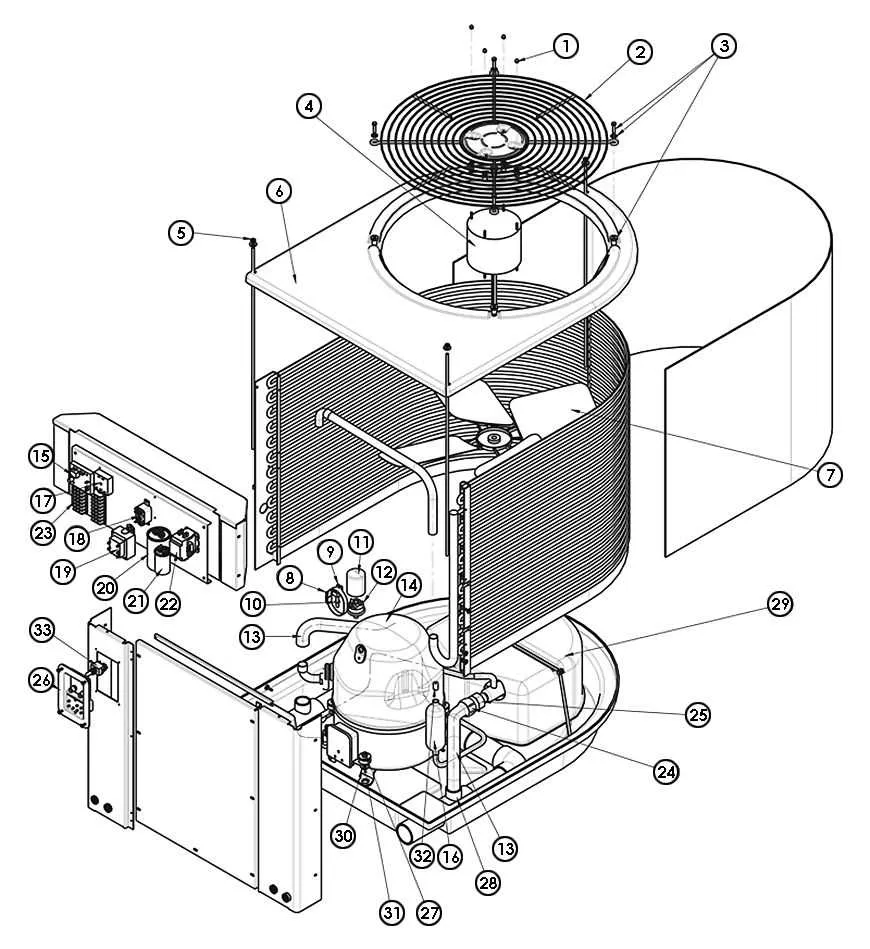 goodman furnace parts diagram