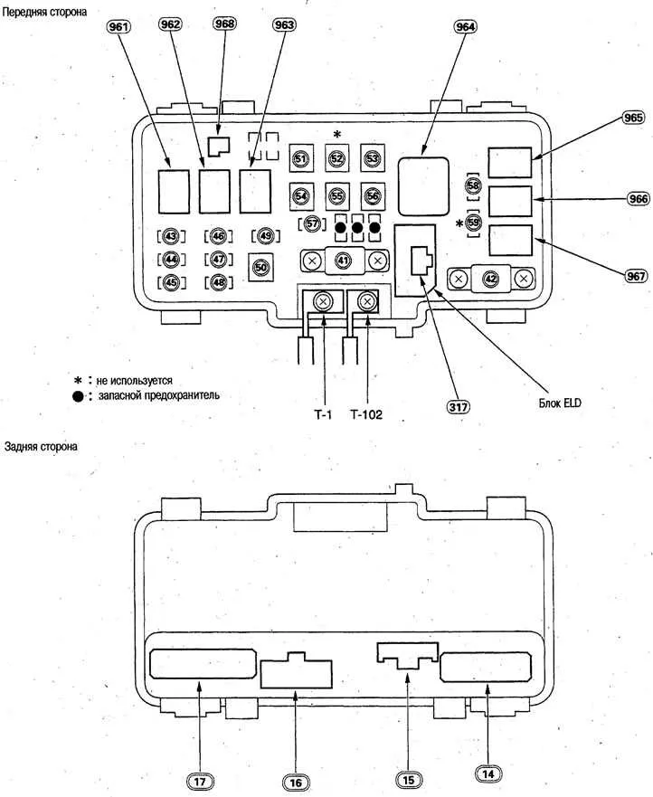 fuse box diagram for 1998 honda civic