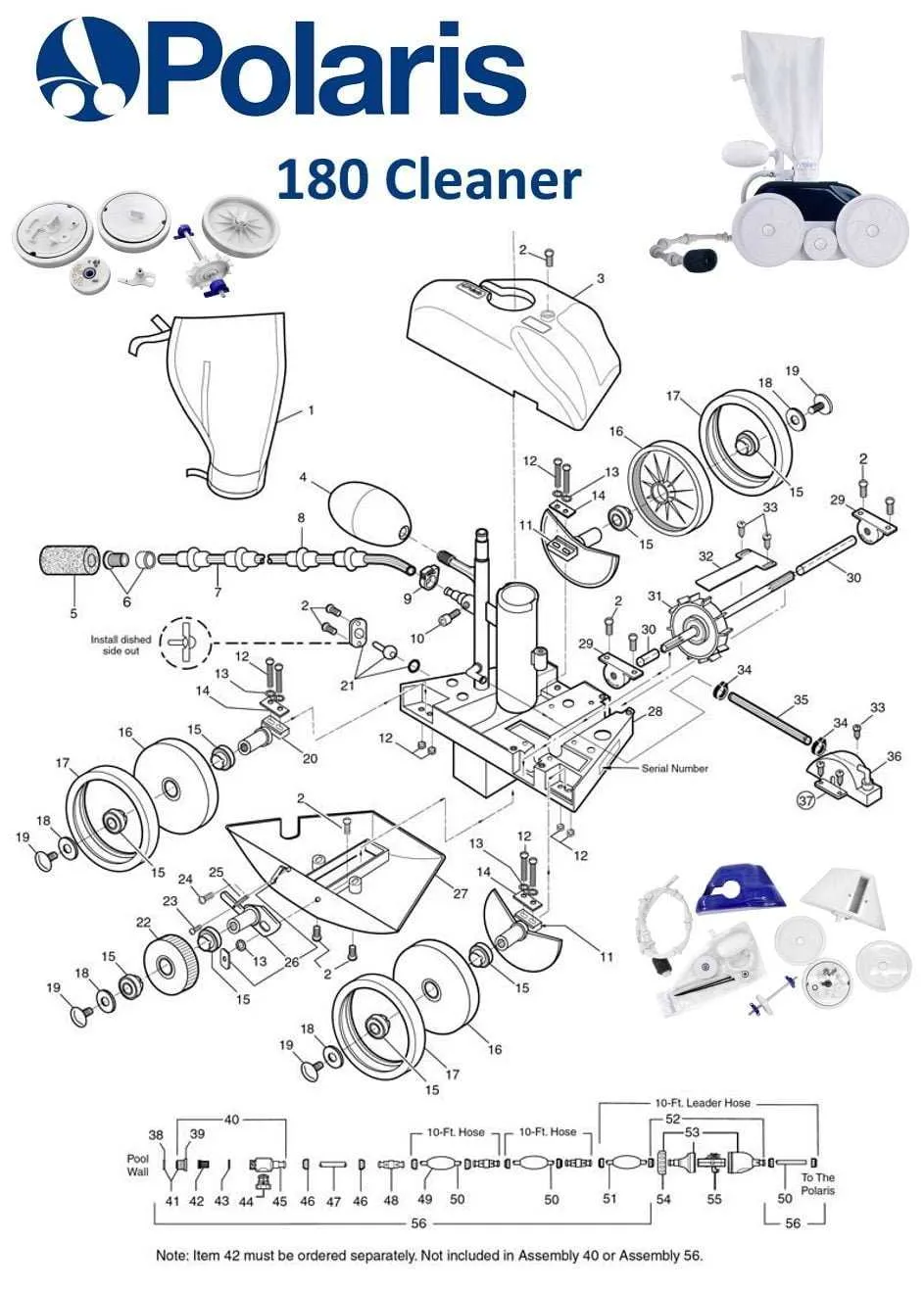 polaris 280 parts diagram