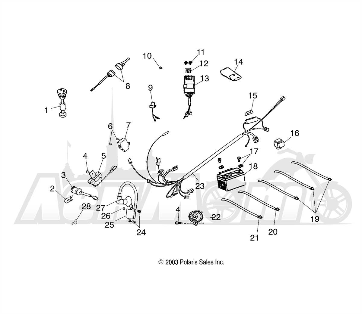 Polaris Predator Electrical Parts