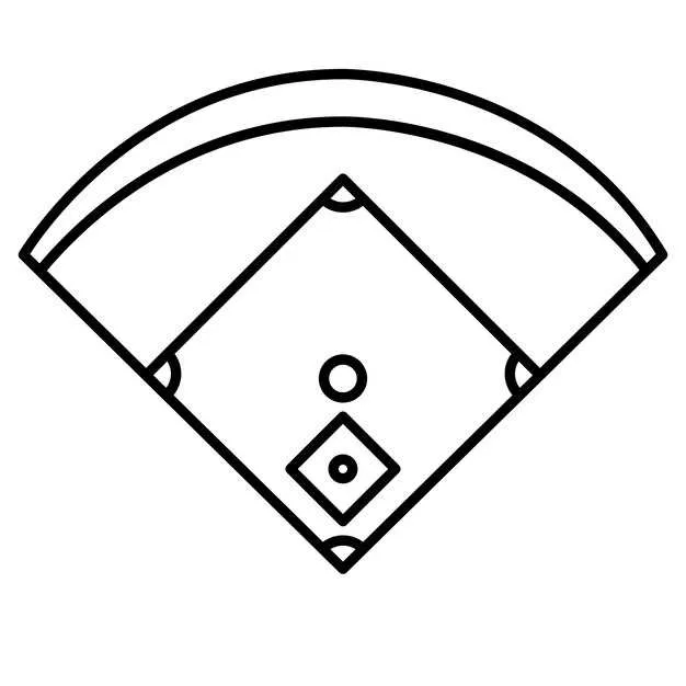 printable baseball field diagram