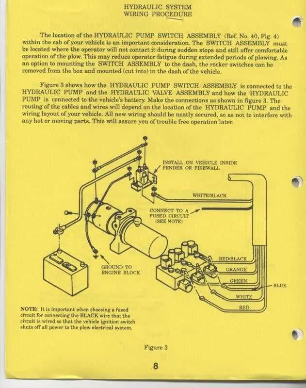 boss snow plow parts diagram