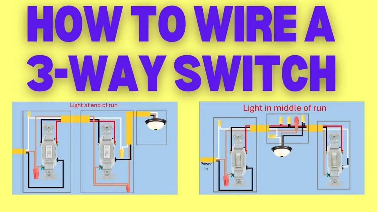 three way switches wiring diagram