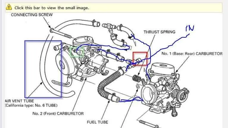 carburetor fuel line diagram
