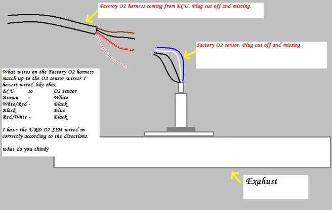 4 wire oxygen sensor wiring diagram