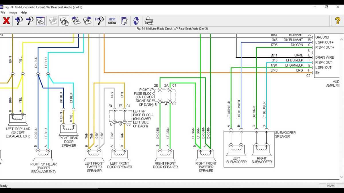 Cadillac radio wiring diagram