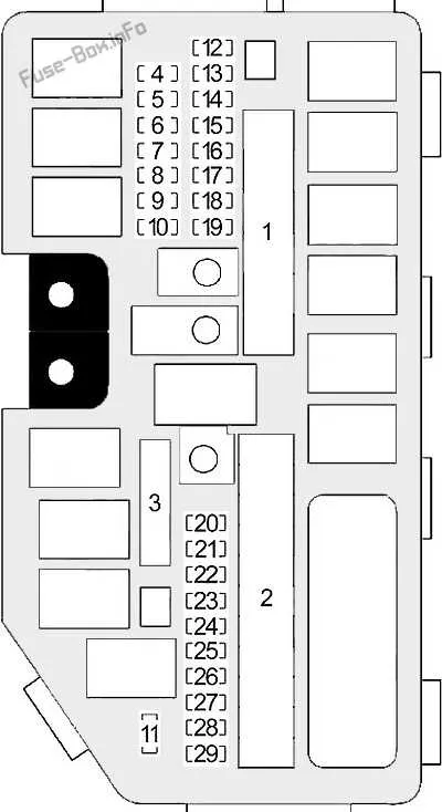 03 honda civic fuse box diagram