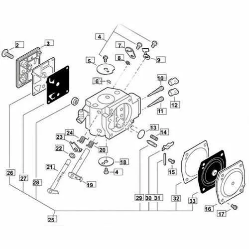 echo weed eater parts diagram