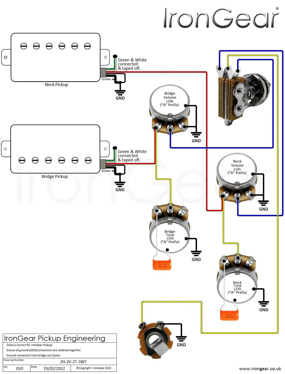 lp modern wiring split coil diagram