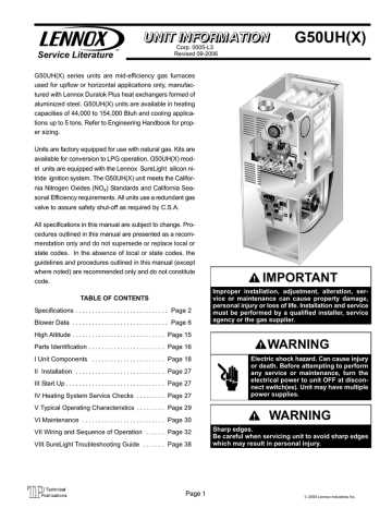 Lennox g16 wiring diagram