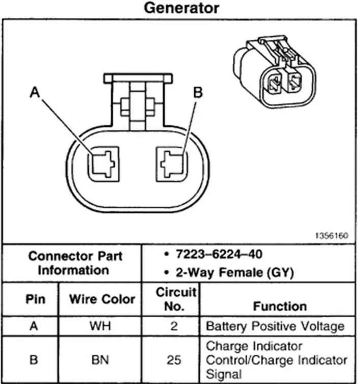 gm alternator wiring diagram 2 wire alternator