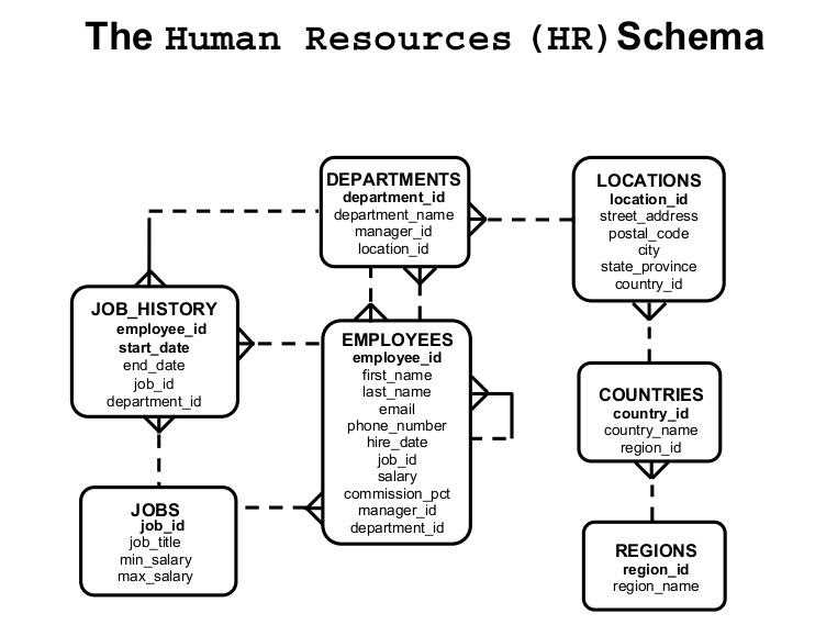 Main Components of an ER Diagram in HR Management System