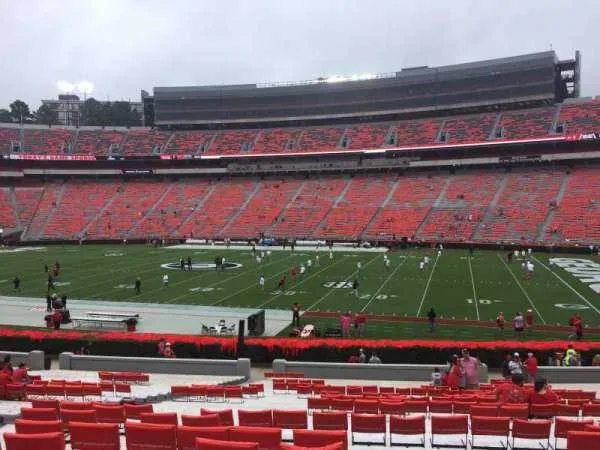 sanford stadium seating diagram