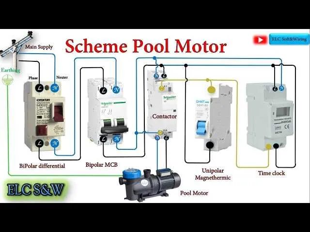 220v pool pump wiring diagram