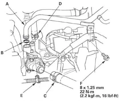 hose diagram for a 2006 honda accord throttle body