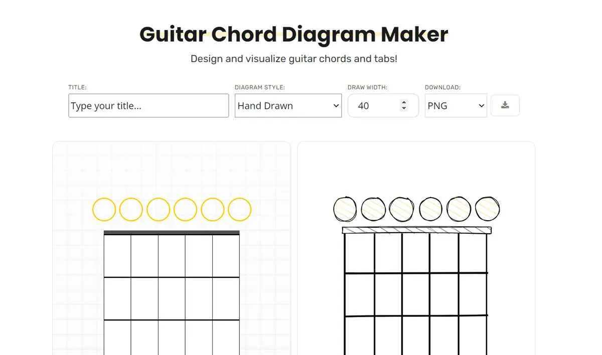 guitar chord diagram maker
