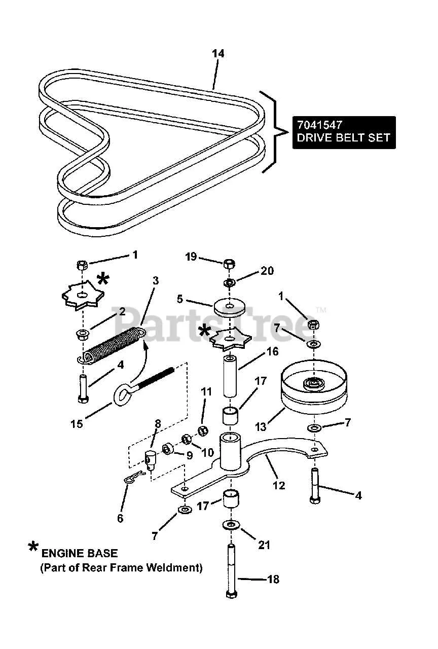 snapper zero turn belt diagram