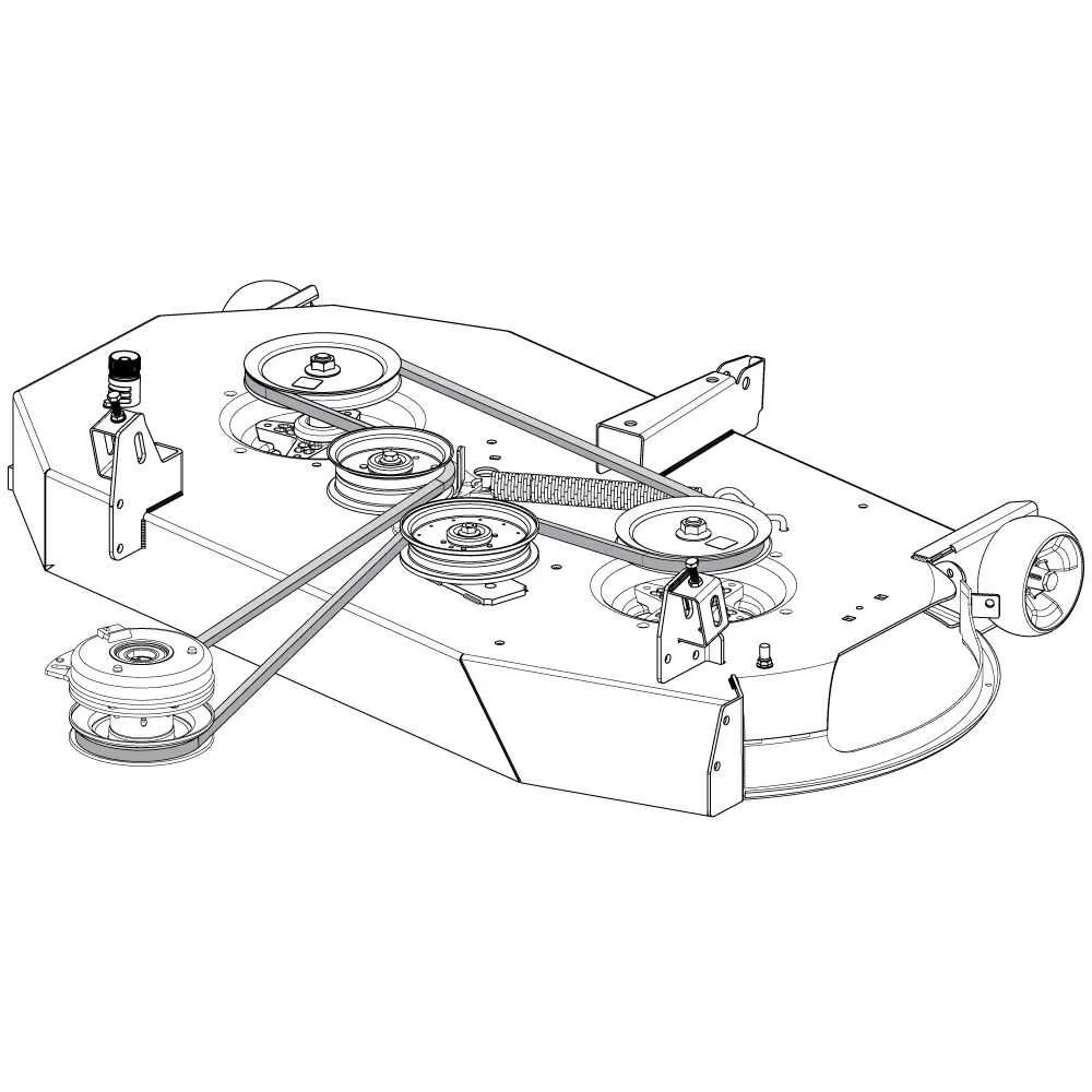 snapper zero turn mower belt diagram
