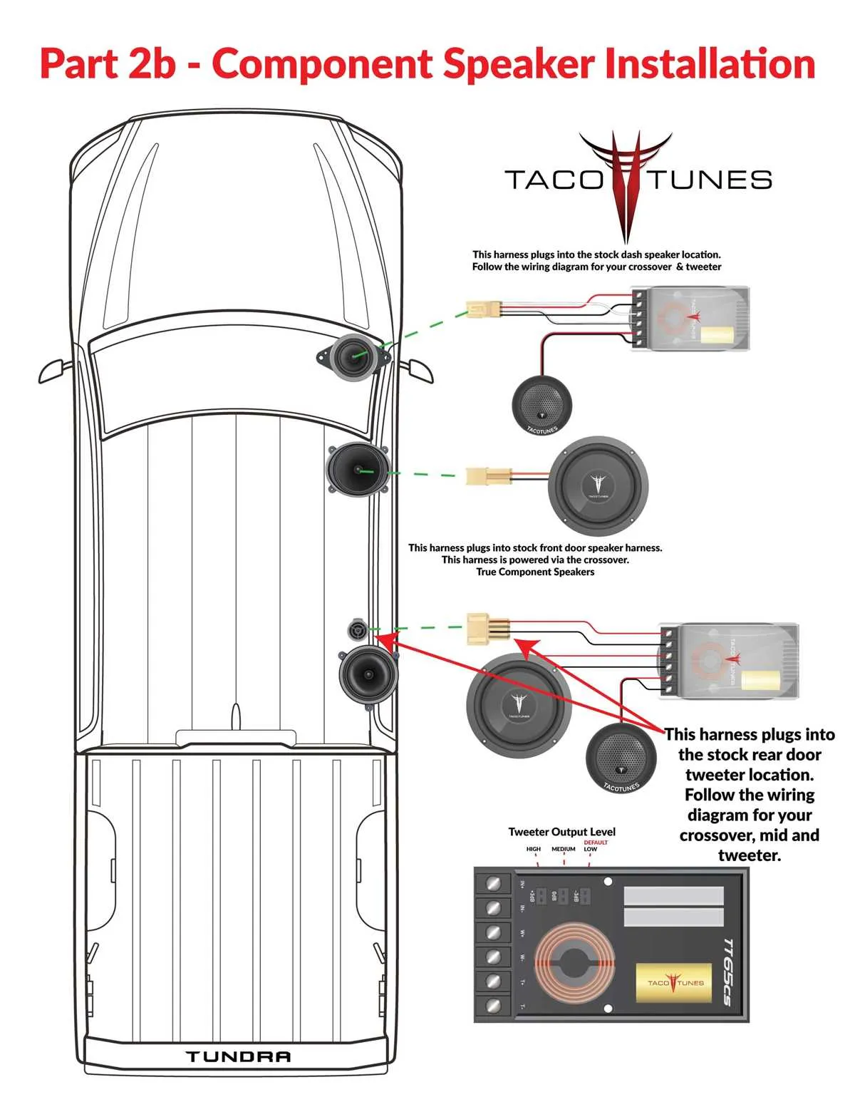 speaker and tweeter wiring diagram