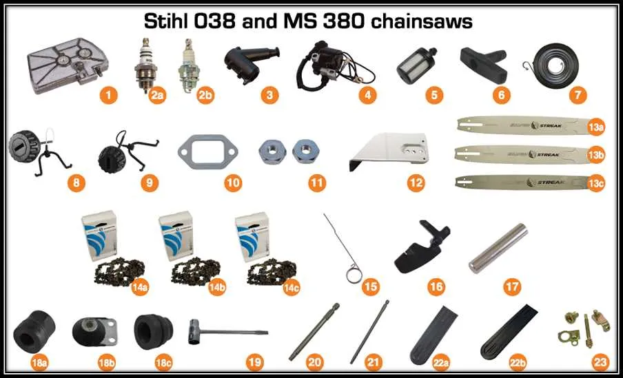 stihl 028 parts diagram
