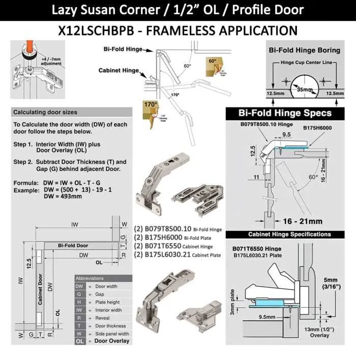 cabinet hinge adjustment diagram