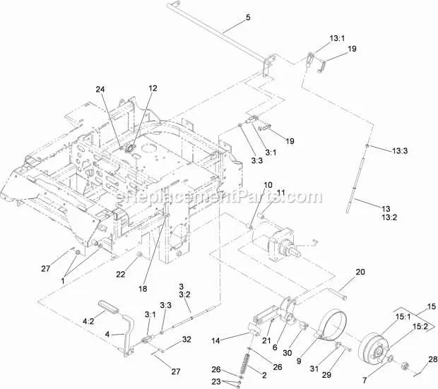 toro zero turn parts diagram