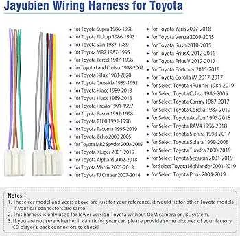 toyota tacoma stereo wiring diagram