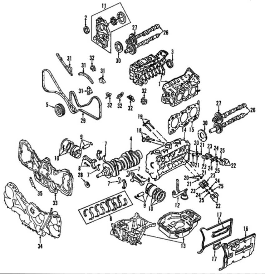 Engine Components and Diagram