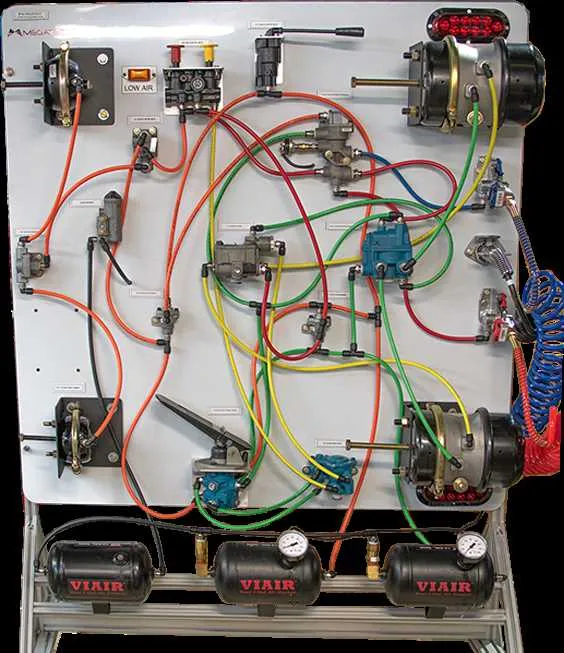 trailer air brake system diagram