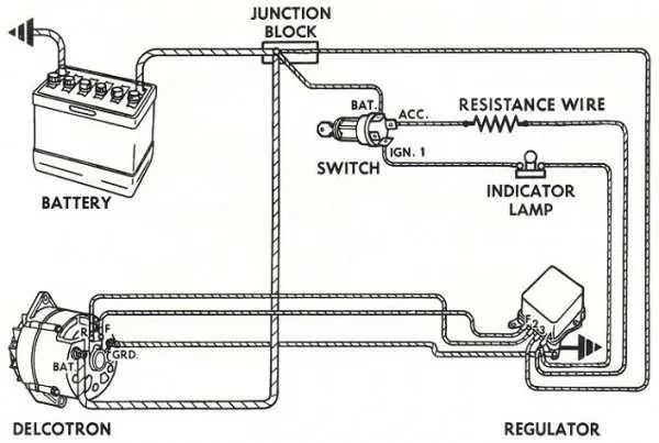 alternator wiring diagram gm