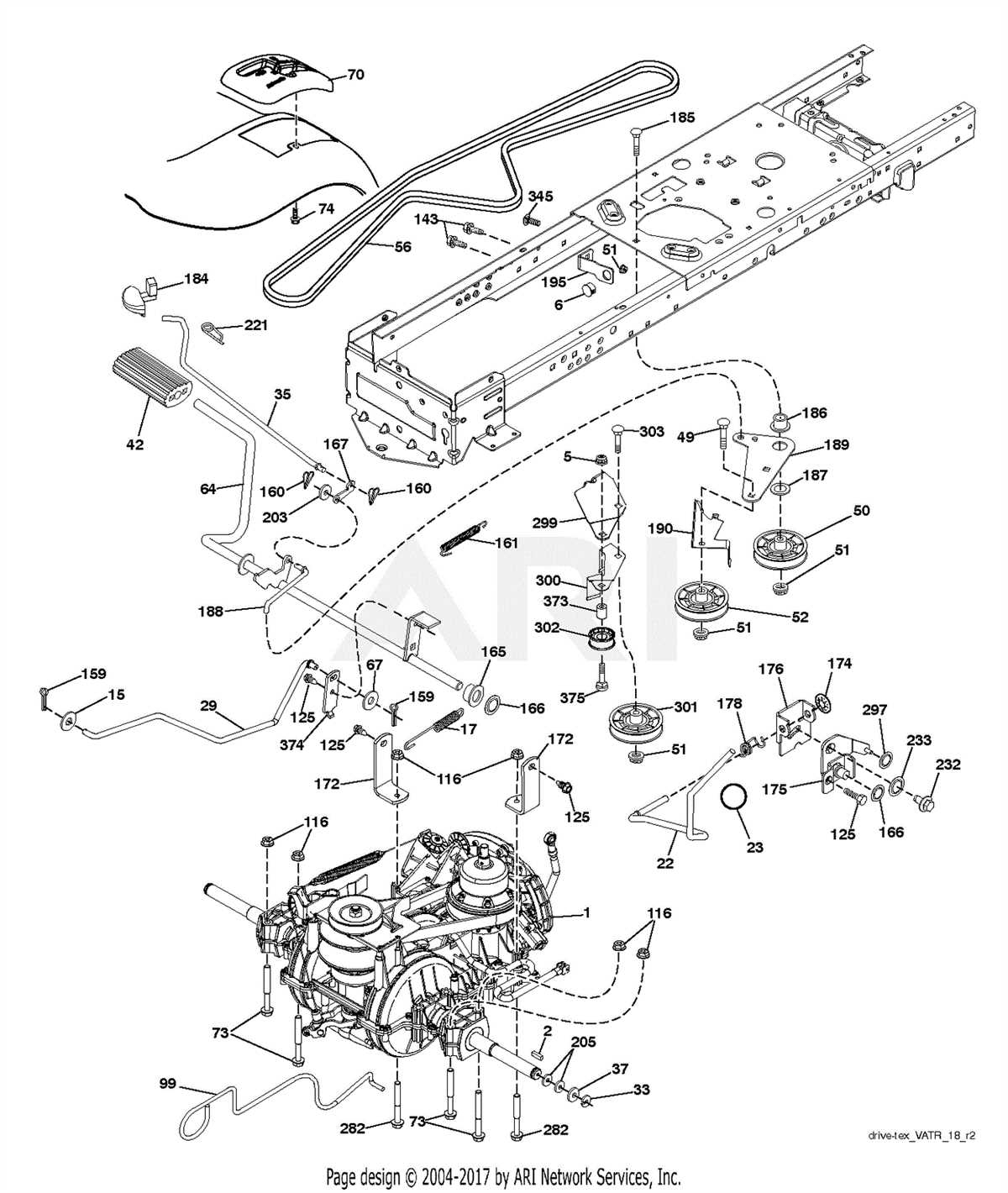 Step-by-step instructions for replacing the deck belt on a Troy-bilt 54-inch mower