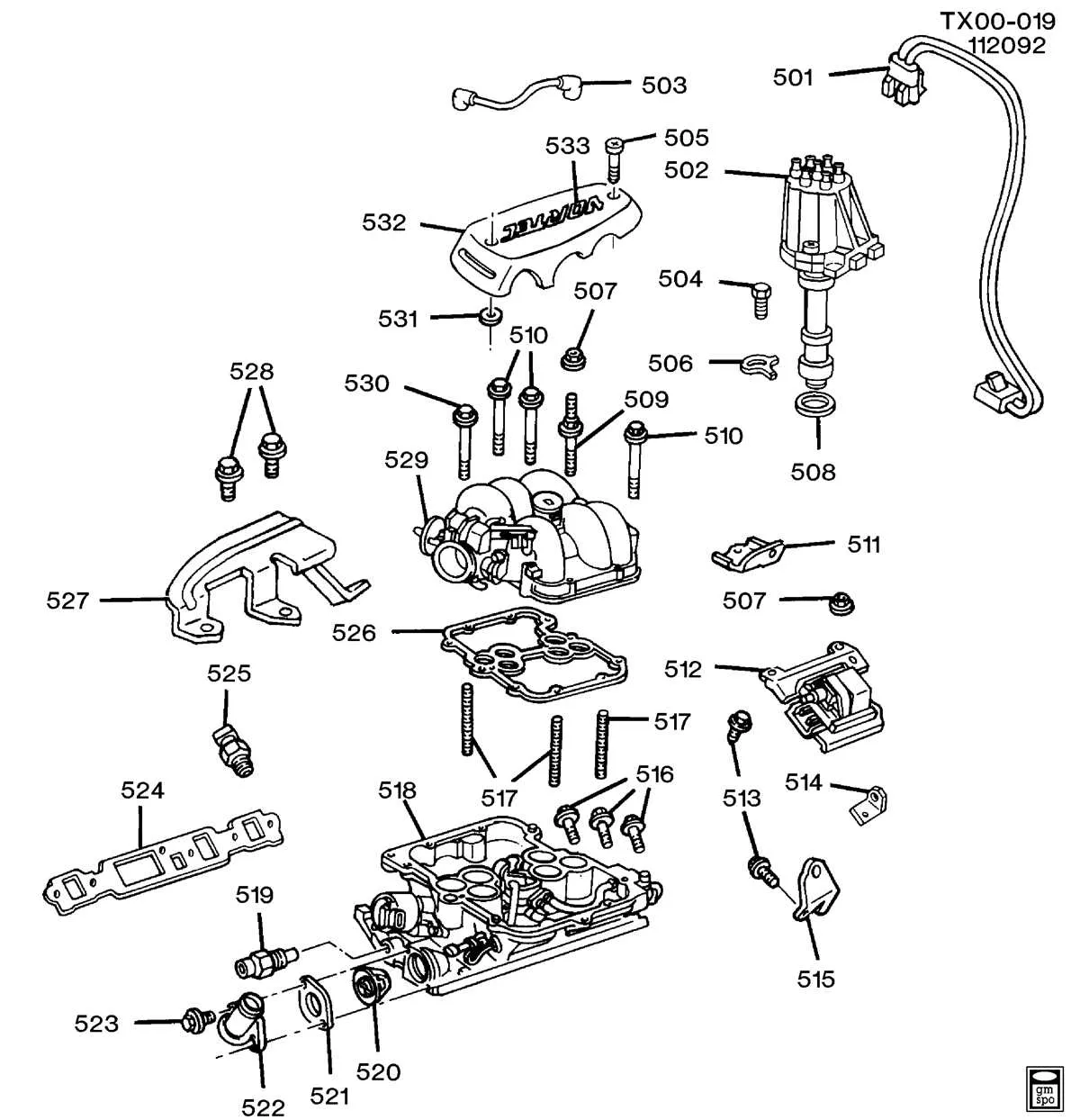 4.3 liter 4.3 vortec vacuum diagram