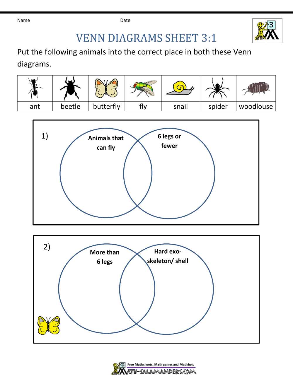 Venn diagram examples pdf