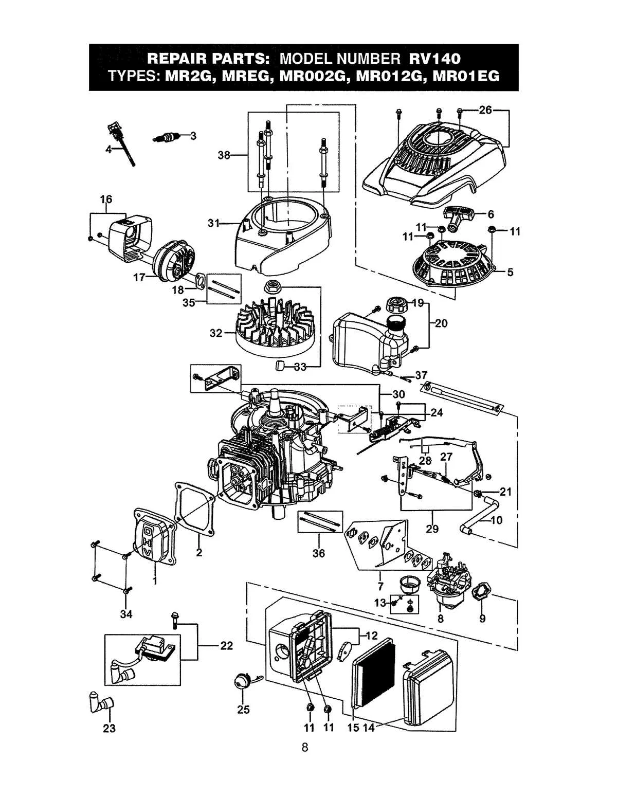 husqvarna walk behind eater diagram