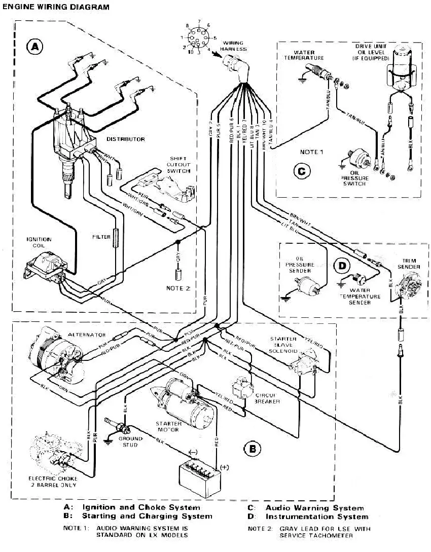 Mercruiser 5.7 distributor wiring diagram