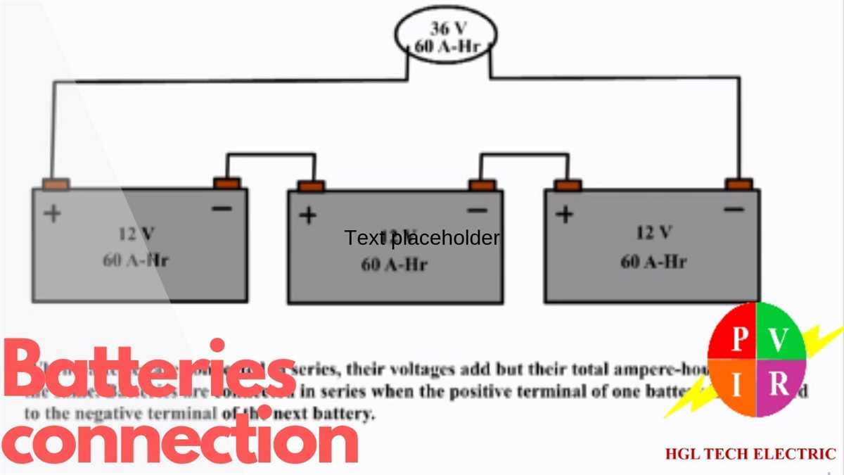 Advantages of series battery connections