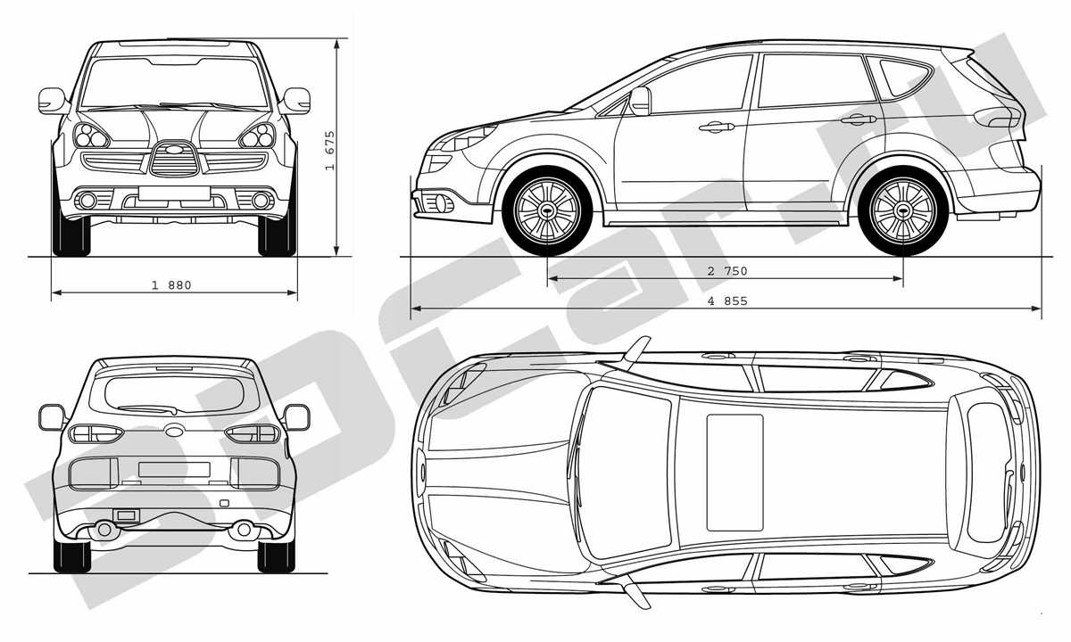 Subaru tribeca parts diagram