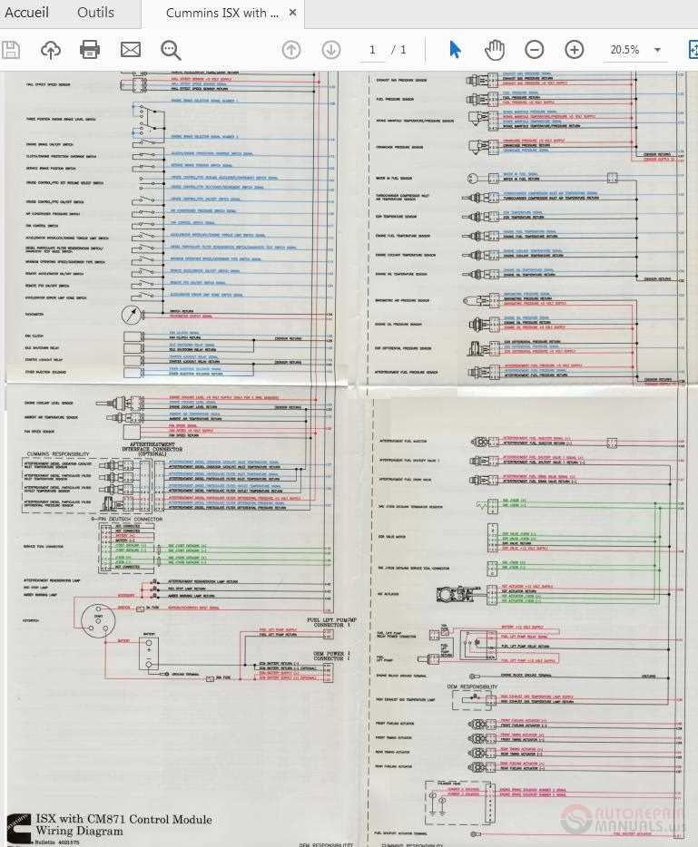 Common issues and troubleshooting with Cummins ISX wiring diagrams