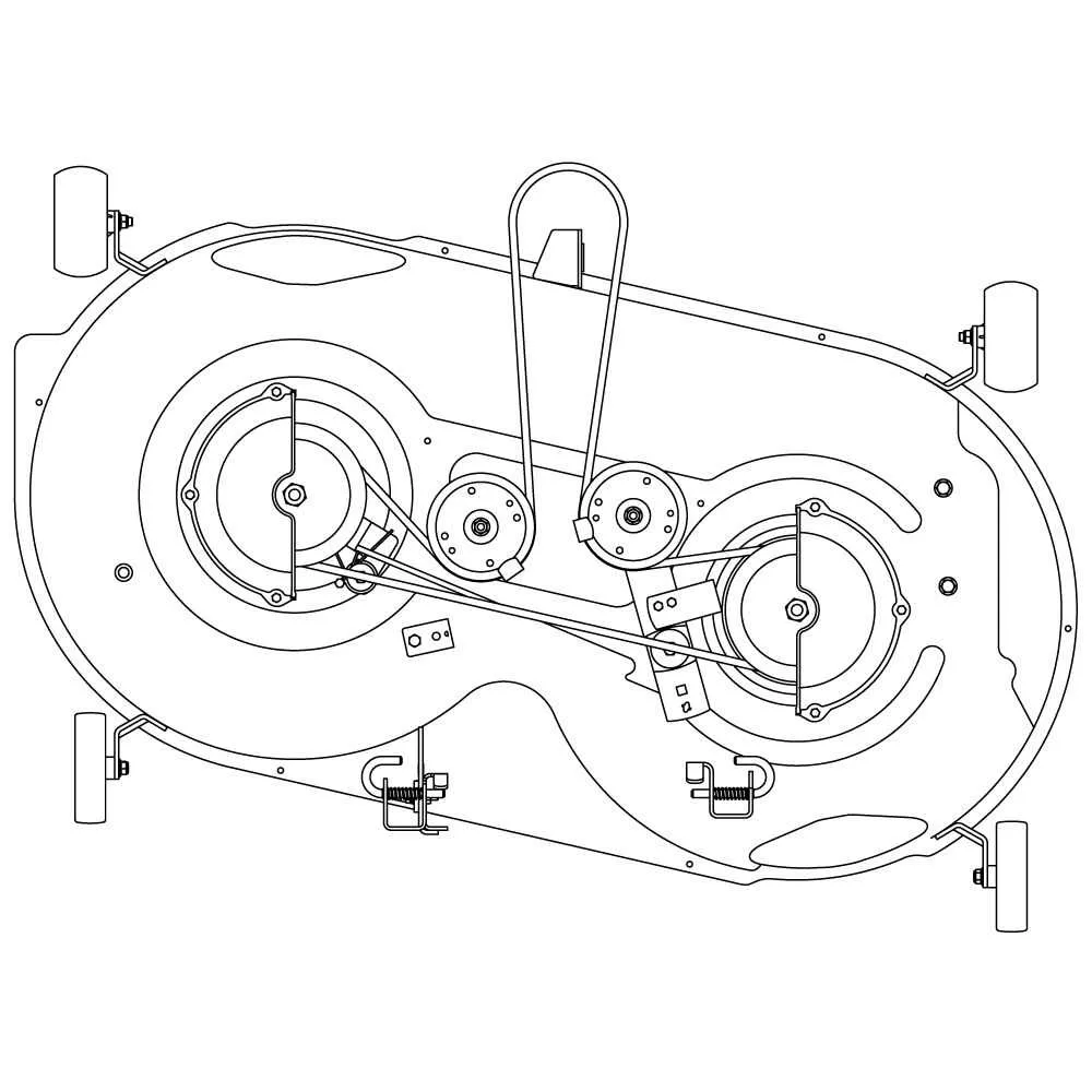 craftsman t1600 drive belt diagram