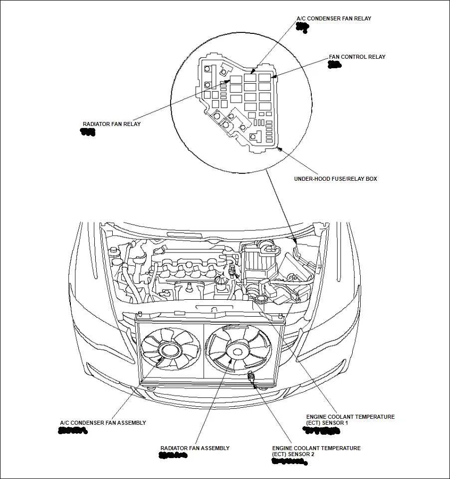 honda civic under the hood diagram