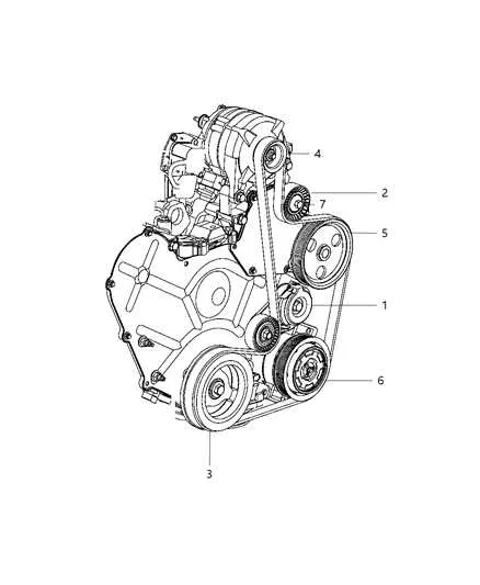 2016 dodge journey 3.6 belt diagram