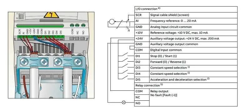 vfd drive wiring diagram