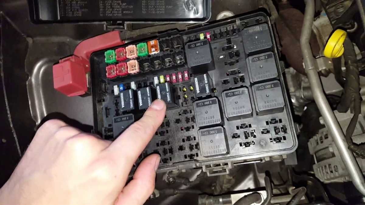 Diagram Overview: Fuse Box Layout in the 2006 Dodge Charger 5.7