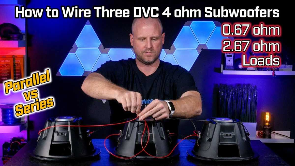 Wiring 3 dvc 4 ohm subs